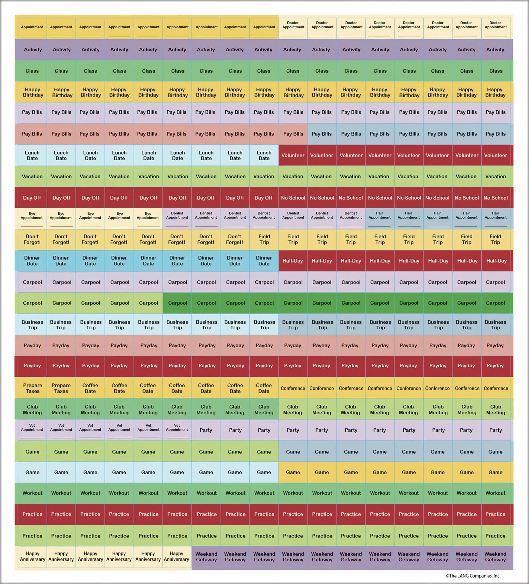 Gnomes Family Plan-It Wall Kalender (August 2025 - December 2026 ) - Image 5