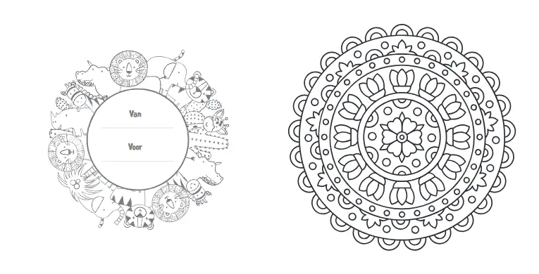 Kleurboek  Mandala Kids - Image 4