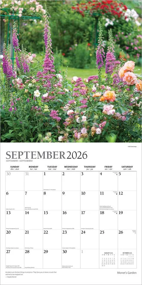 Monet's Tuin Kalender 2026 - Image 4