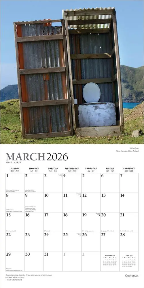 Outhouses Kalender 2026 - Image 3