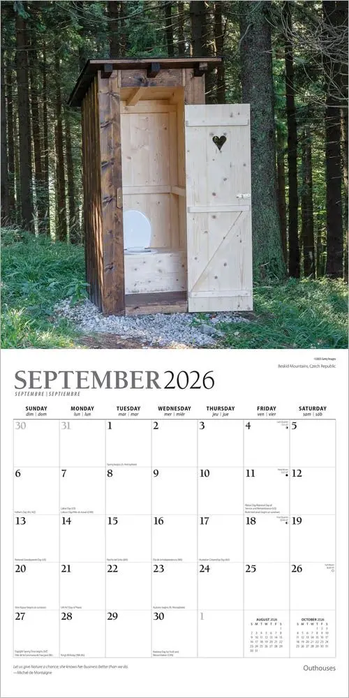 Outhouses Kalender 2026 - Image 4