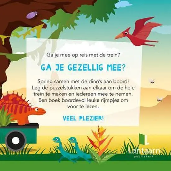 Puzzeltrein en Voorleesboek Dino's - Image 4