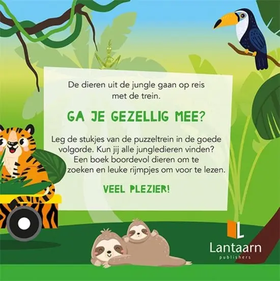 Puzzeltrein en Voorleesboek Jungle - Image 4