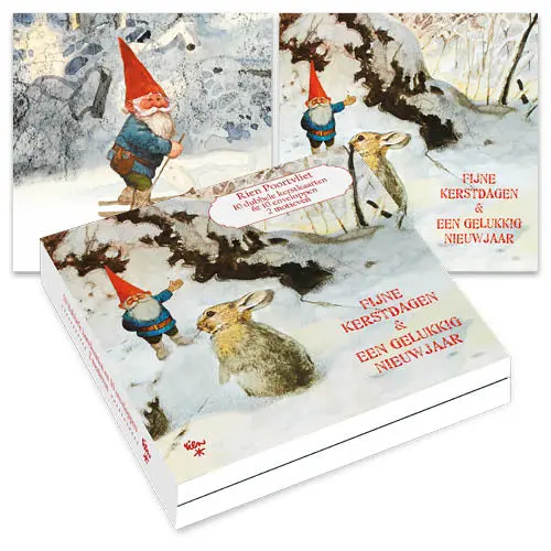 Rien Poortvliet Kerstkaarten Kerstgroet 10 Stuks - Image 6