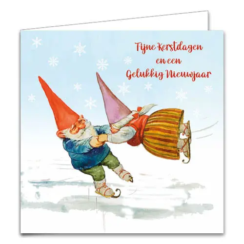 Rien Poortvliet Kerstkaarten Schaatsen - Image 3