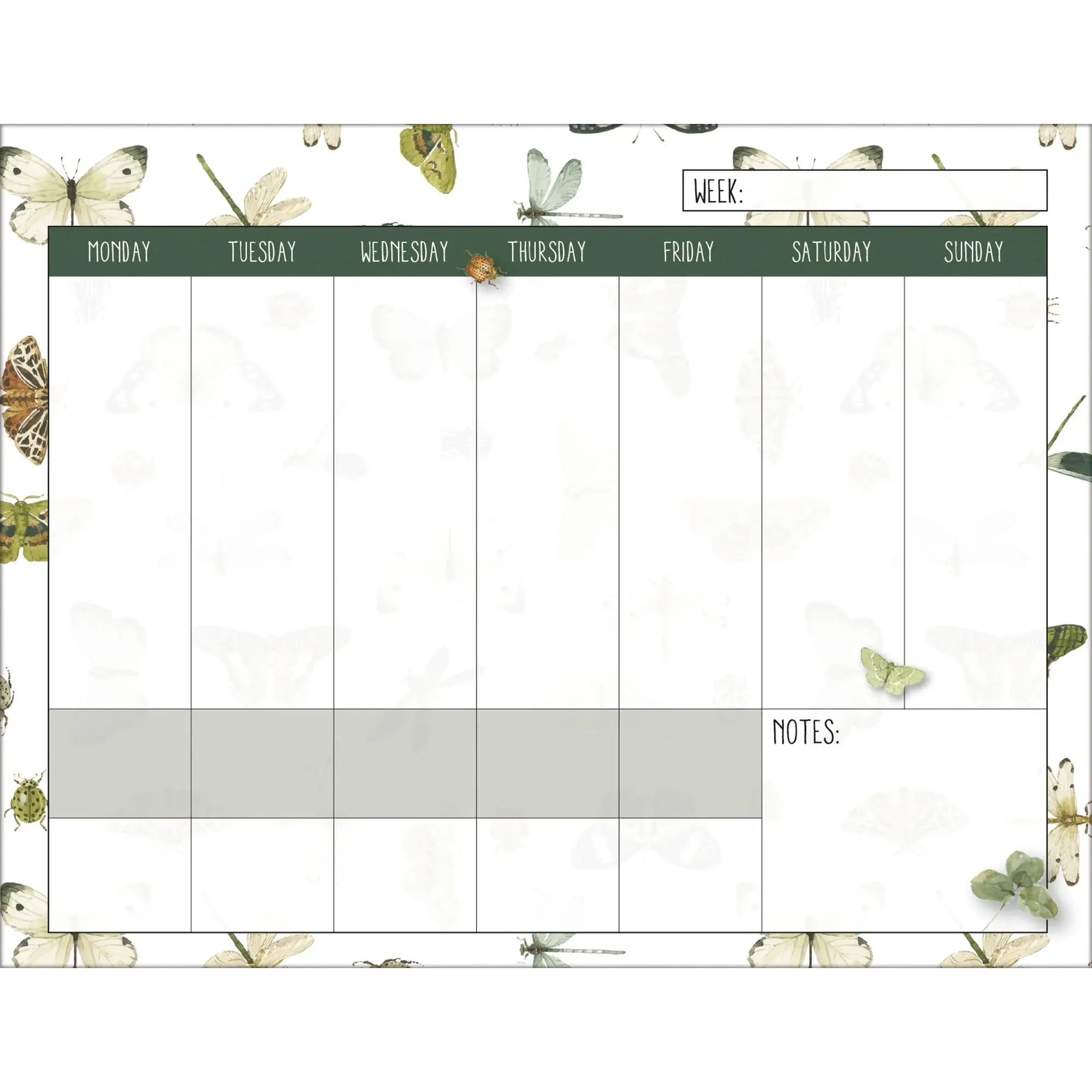 Watercolor Plan-It Wall Kalender (August 2025 - December 2026) - Image 6